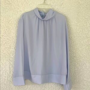 Elizabeth and James Elegant Lavender/Blue  Women's Top long sleeves size S